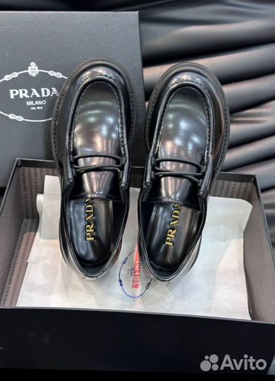 Туфли мужские Prada Diapason, кожа натуральная