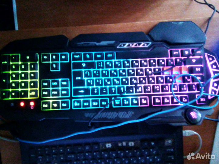 Клавиатура A4tech Bloody B314, USB, c подсветкой