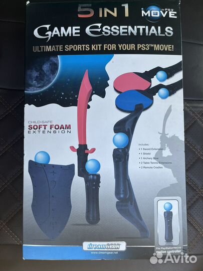 Dreamgear 5-in-1 Game Essentials для PS Move