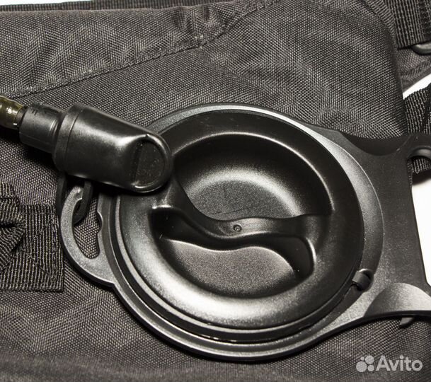 Рюкзак с гидратором тактический черный 3л