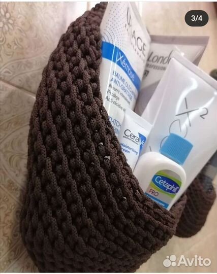 Вязанная корзина, система хранения