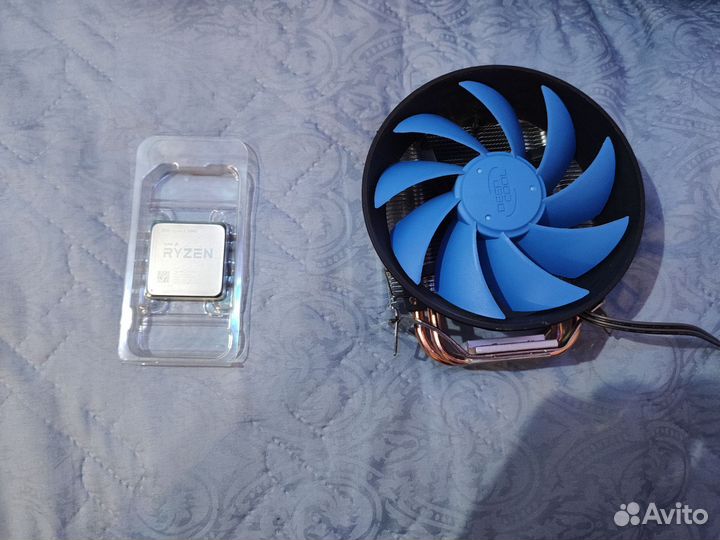 Кулер и процессор Amd Ryzen 5 3400g
