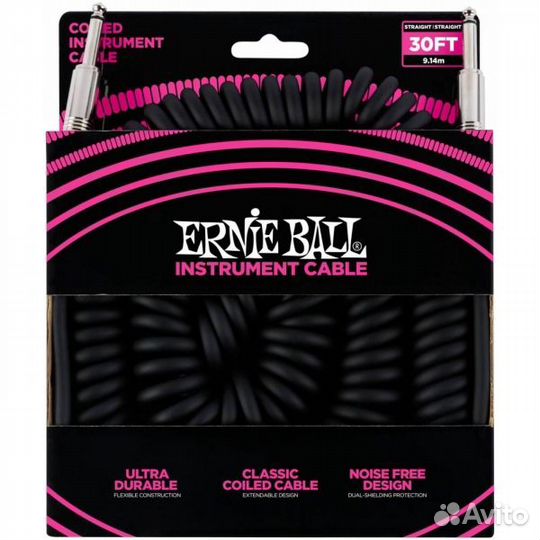 Провод инструментальный 9.14 метров Ernie Ball P06