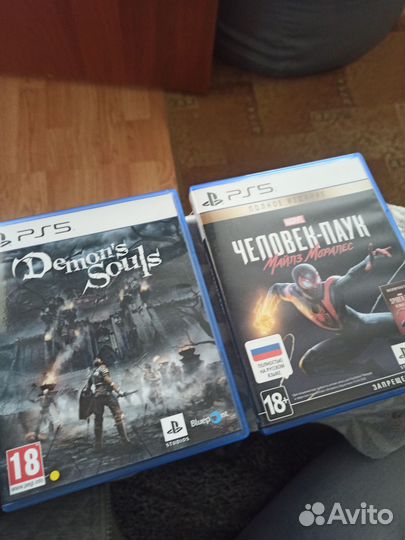 Продам Demon Souls и Человека паука на PS 5