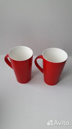 Новые кружки. Высота 13 см. Диаметр 8 см