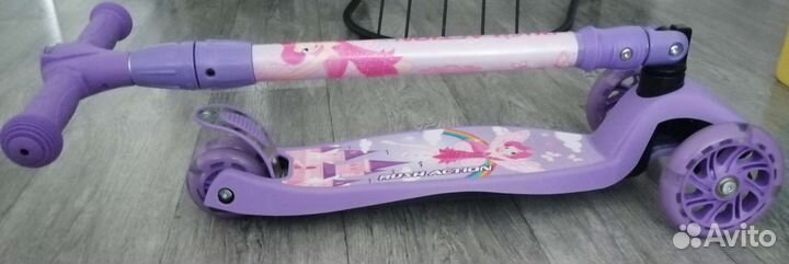 Самокат детский трехколесный складной