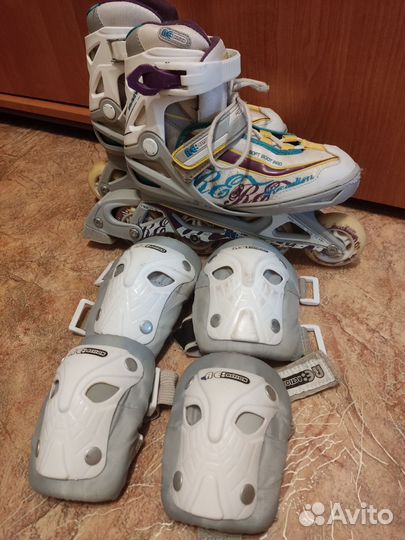 Роликовые коньки раздвижные с 31-36