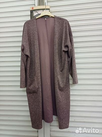 Кардиган женский 52 54 накидка с поясом