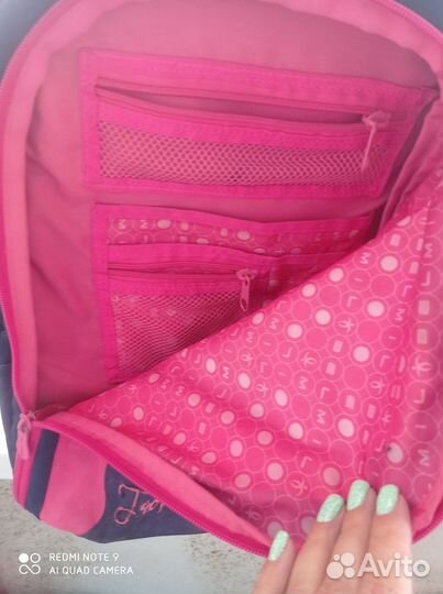 Рюкзак школьный, на колёсиках. Для девочки
