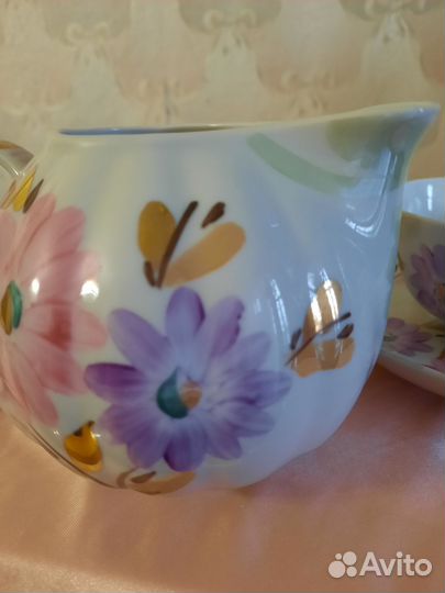 Сливочник,чайные пары Дулево