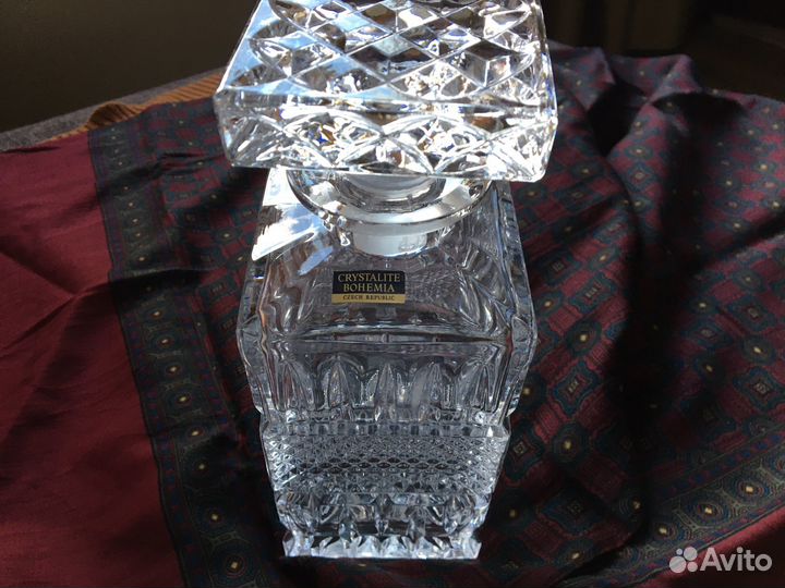 Штоф bohemia crystal Чехия винтаж