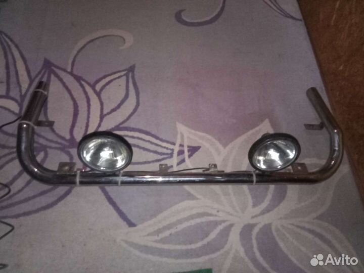 Хромированная труба - фародержатель