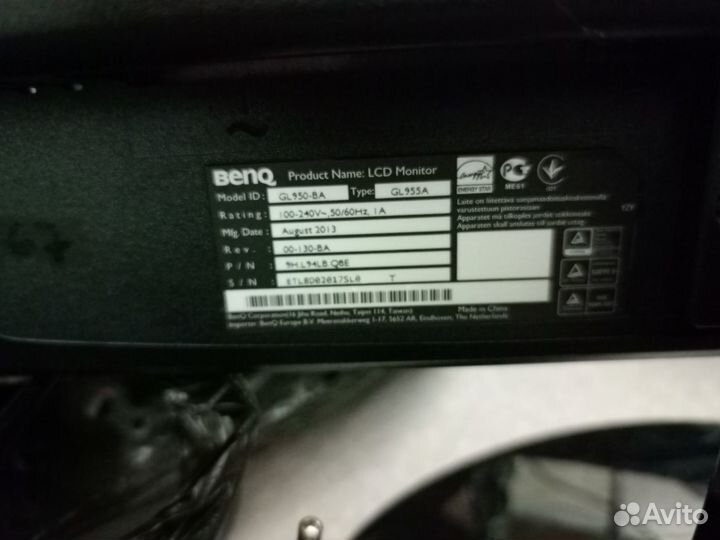 Монитор 19 benq LCD G 950-8A