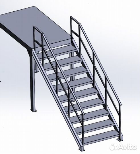 Металлический Каркас Лестницы от Производителя