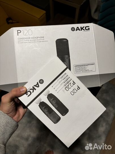 Студийный микрофон akg p120