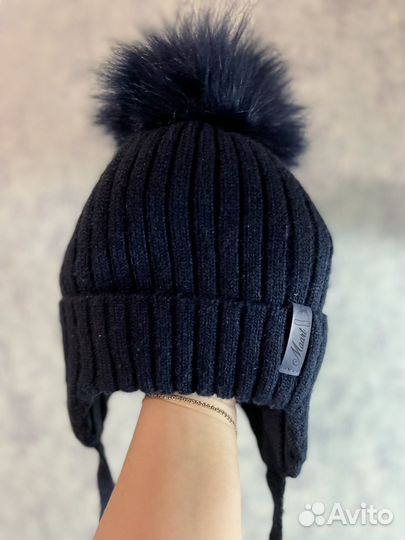 Шапка зимняя на мальчика 50 52