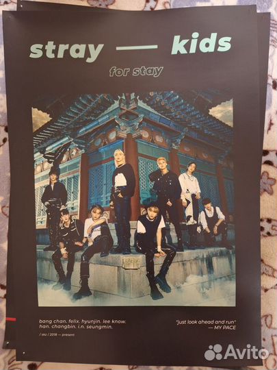 Плакаты Stray kids 3шт