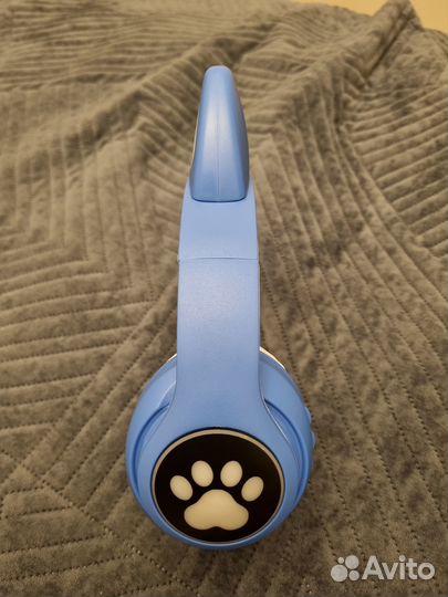 Наушники беспроводные с ушками кота