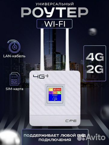 Wifi роутер с сим картой 4G