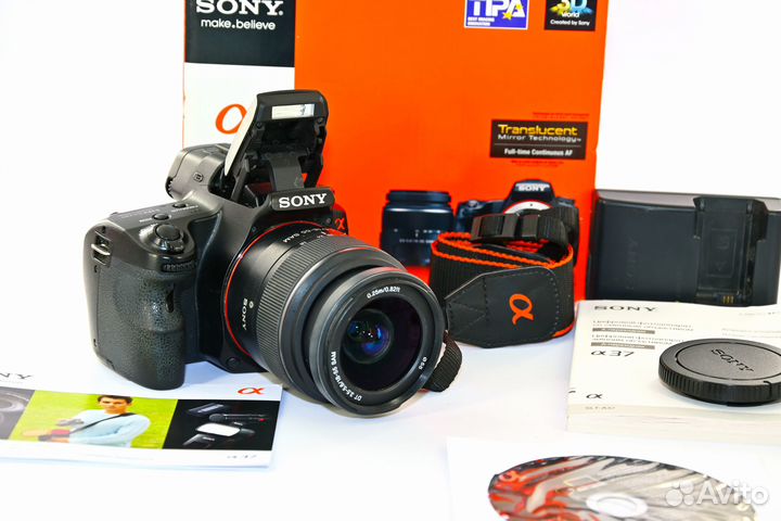 Sony A37 16.2MP цифрозеркалка Kit DT SAM II 18-55