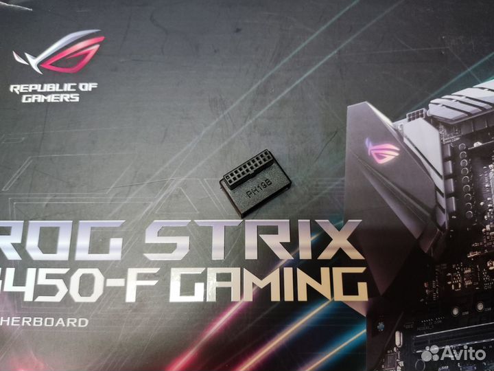 Материская плата AM4 Asus ROG strix B450-F gaming