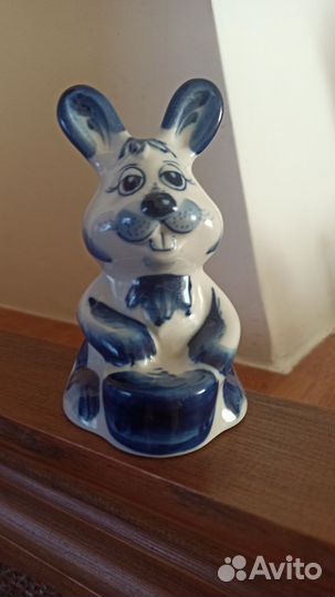 Фигурки гжель, продаю набором, цена за 2 шт