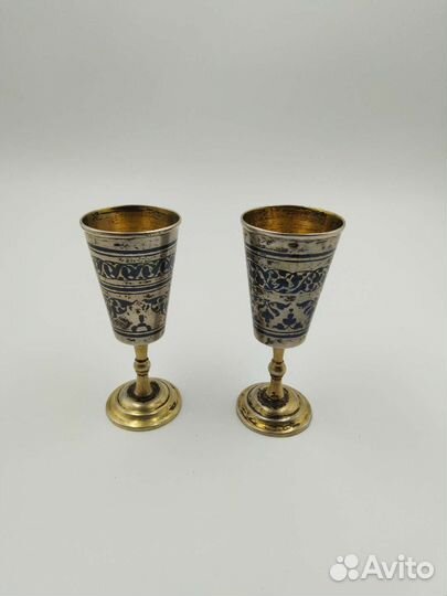 Рюмки серебро СССР