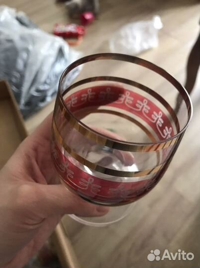 Фужеры богемия и штоф