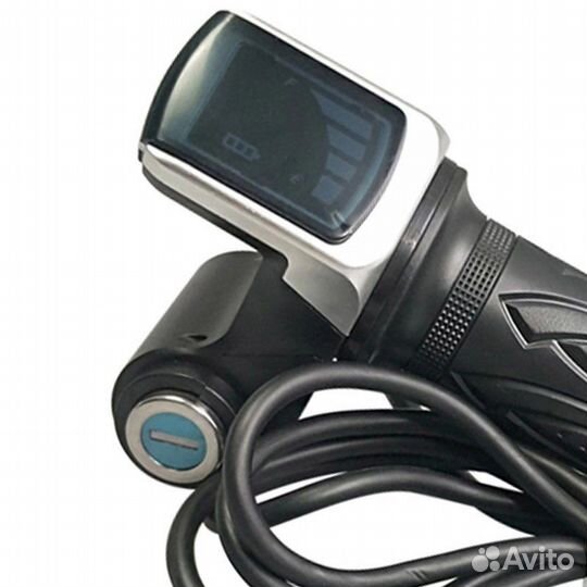 Ручка газа с дисплеем для электровелосипеда