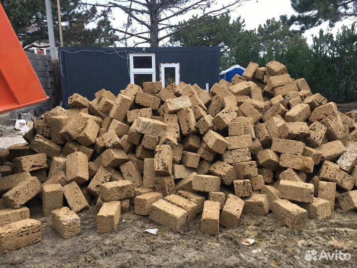 Камень ракушка ракушечник из карьера