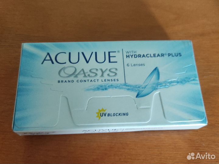 Линзы acuvue oasys 8.4;-0.75