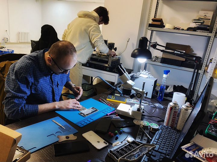 Ремонт телефонов, ноутбуков, пк, видеокарт и др