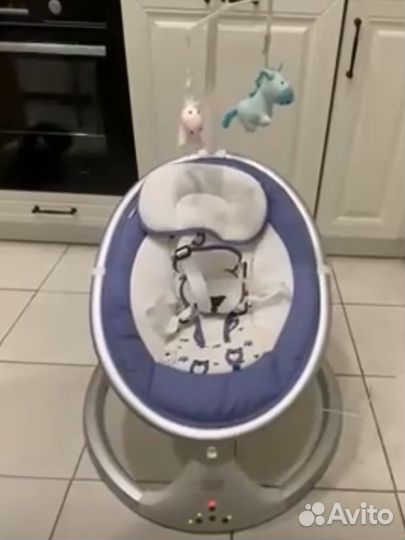 Детские электронные качели для новорожденных