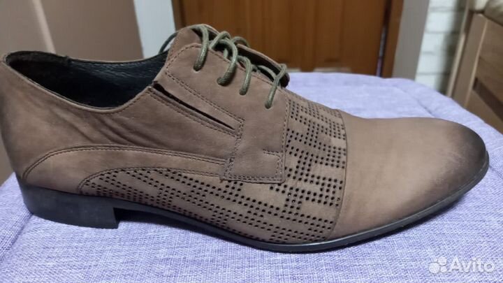 Мужские кожаные туфли