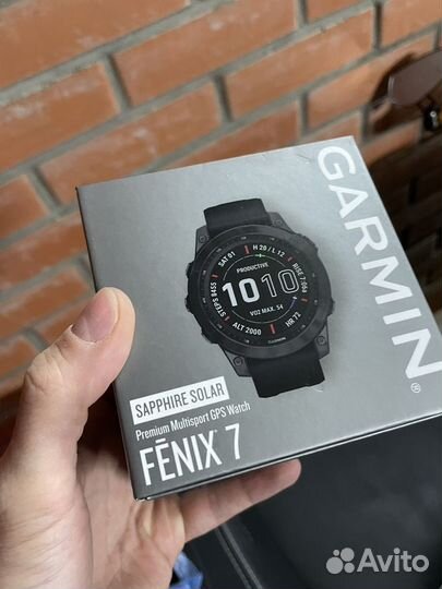 Часы garmin Fenix 7 sapphire solar