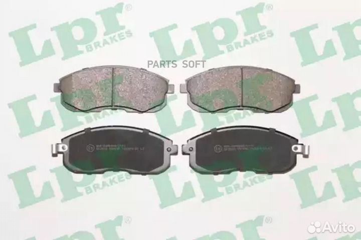 LPR 05P090 Комплект тормозных колодок 05P090