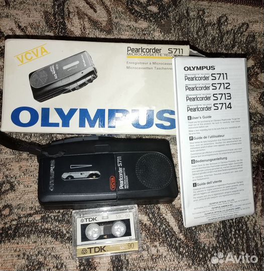 Кассетный диктофон olympus