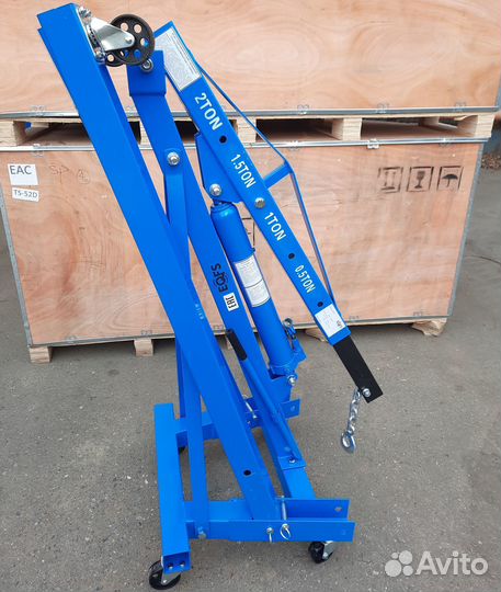 Кран гидравлический гаражный гусь 2 тонны ES0402