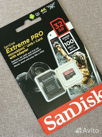 SanDisk Extreme PRO Micro SD 32;64;128;256 Gb