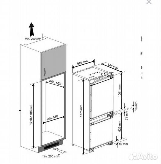 Встраиваемый холодильник комби Hotpoint HBT 18I