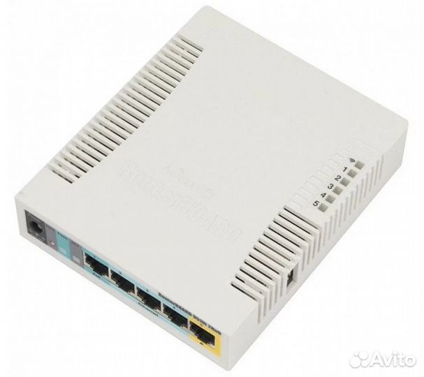 Wi-Fi роутер MikroTik RB951Ui-2HnD, белый
