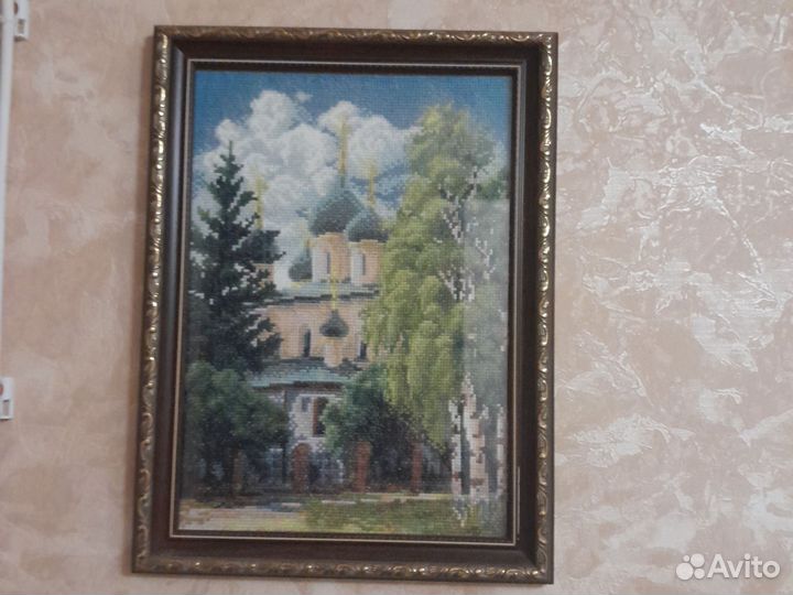 Вышивка крестом ручная работа