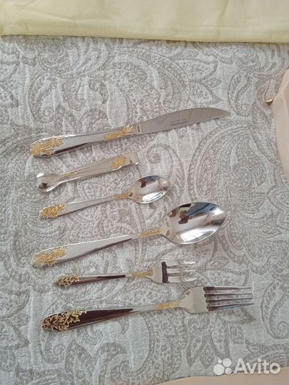 72 предмета. Набор столовых приборов bonmann