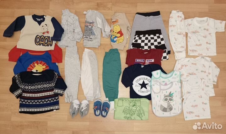 Детские вещи пакетом на мальчика 62 68 74