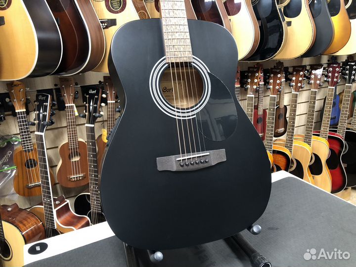 Электро-акустическая гитара Cort AF510E-BKS