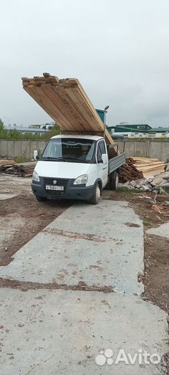 Грузоперевозки газель открытая бортовая 3м