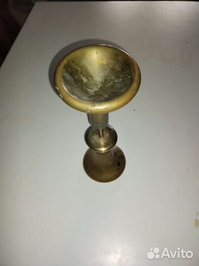 Дверная ручка массив. Бронза (латунь). Винтаж