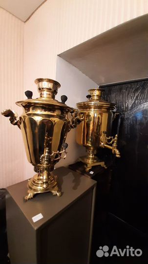 Самовар на углях на 10 литров царский