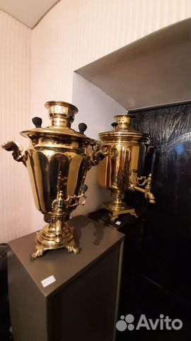 Самовар на углях на 10 литров царский