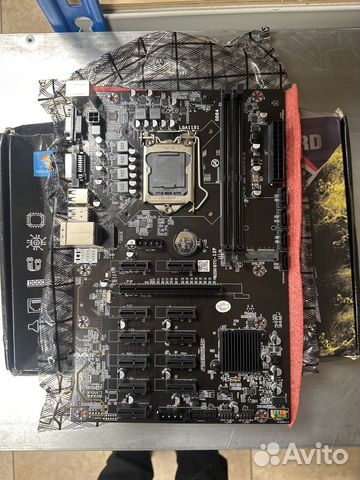 Материнская плата на 12 карт для майнинга LGA 1151 купить в Москве с ...
